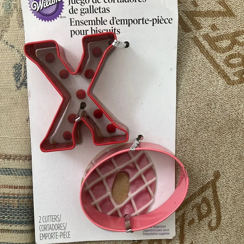 Wilton x o cookie cutters